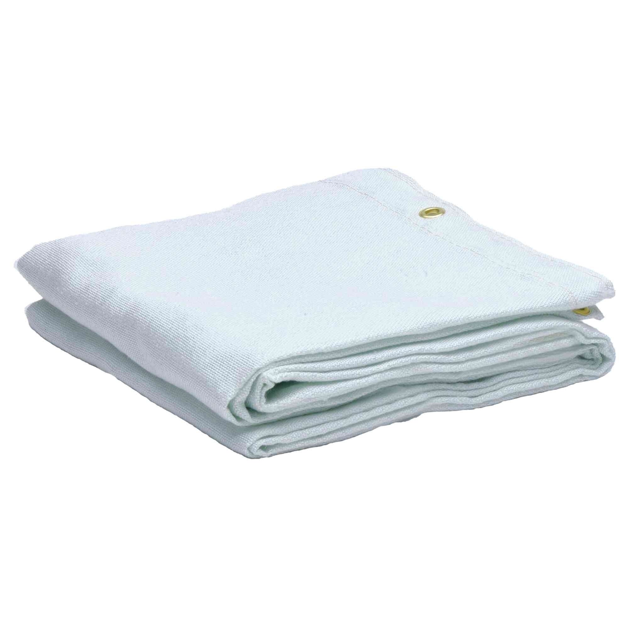 Jackson Safety® - Welding Blanket - Uncoated Fiberglass - Weight (per sq. yd.) 18 oz - Thickness 0.028" - White - 8' x 10' - Model # 36161